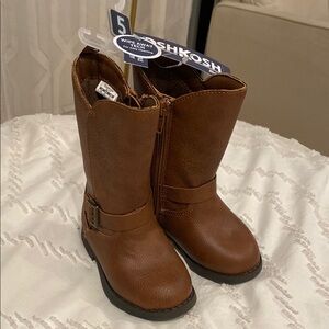 OshKosh B'gosh Brown Kids Boots